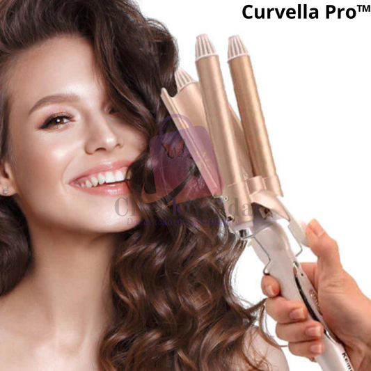 Curvella Pro™ Rizador Ondulador con 3 cilindros